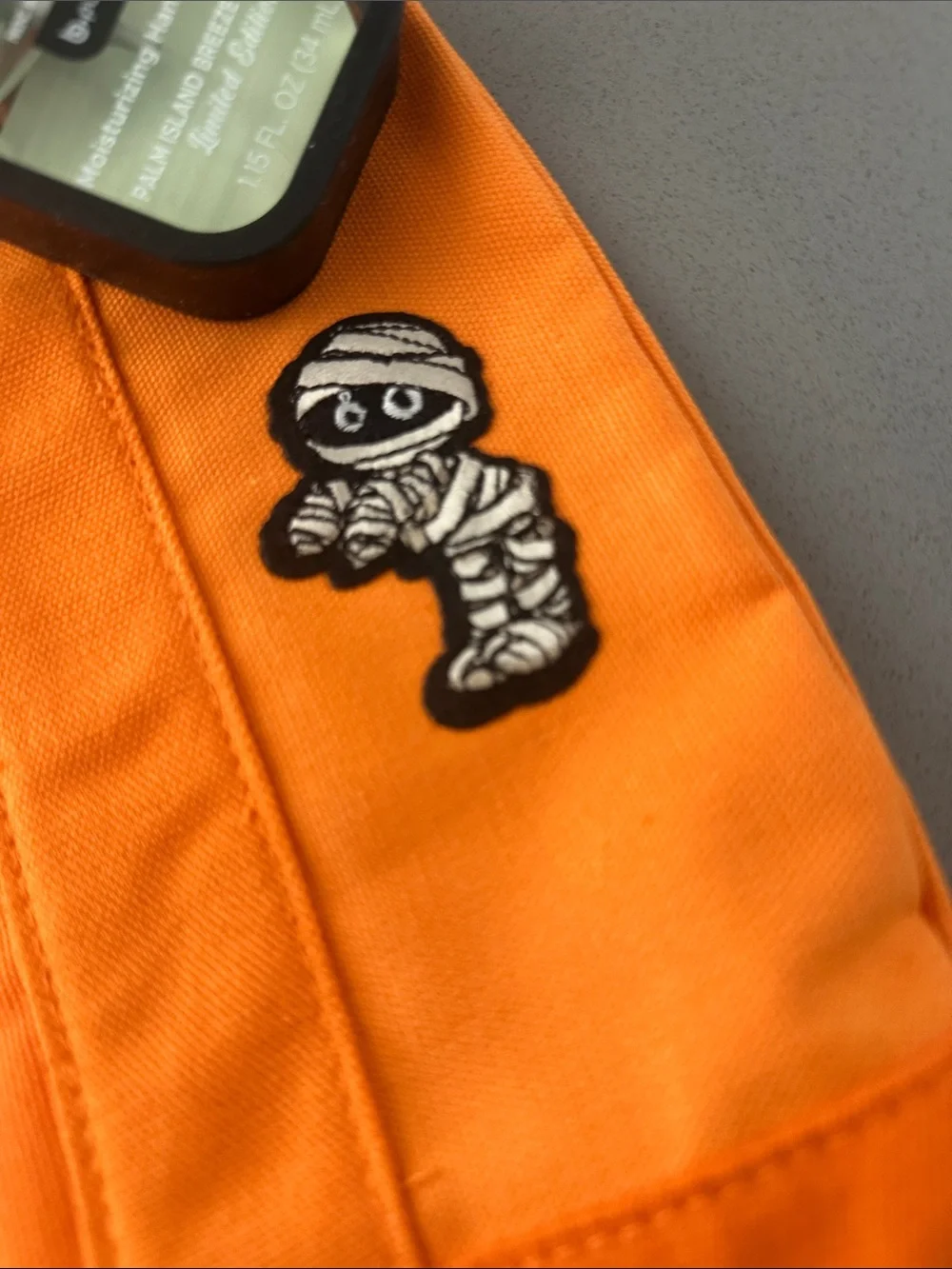 Trader Joe's Kids Orange Halloween Canvas Tote